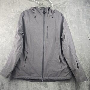 OROS Endeavor Jacket Women's XL Gray SolarCore Insulated Hooded Ski Coat